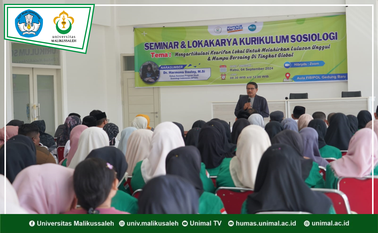 Hadirkan Ketua APSSI, Prodi Sosiologi Unimal Gelar Semiloka Kurikulum